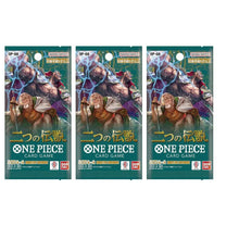One Piece Card Game Op08 Two Legends: 3 Booster Packs