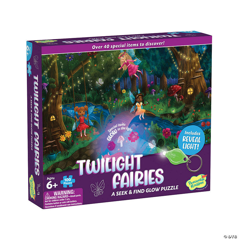 Seek & Find Glow Puzzle: Twilight Fairies