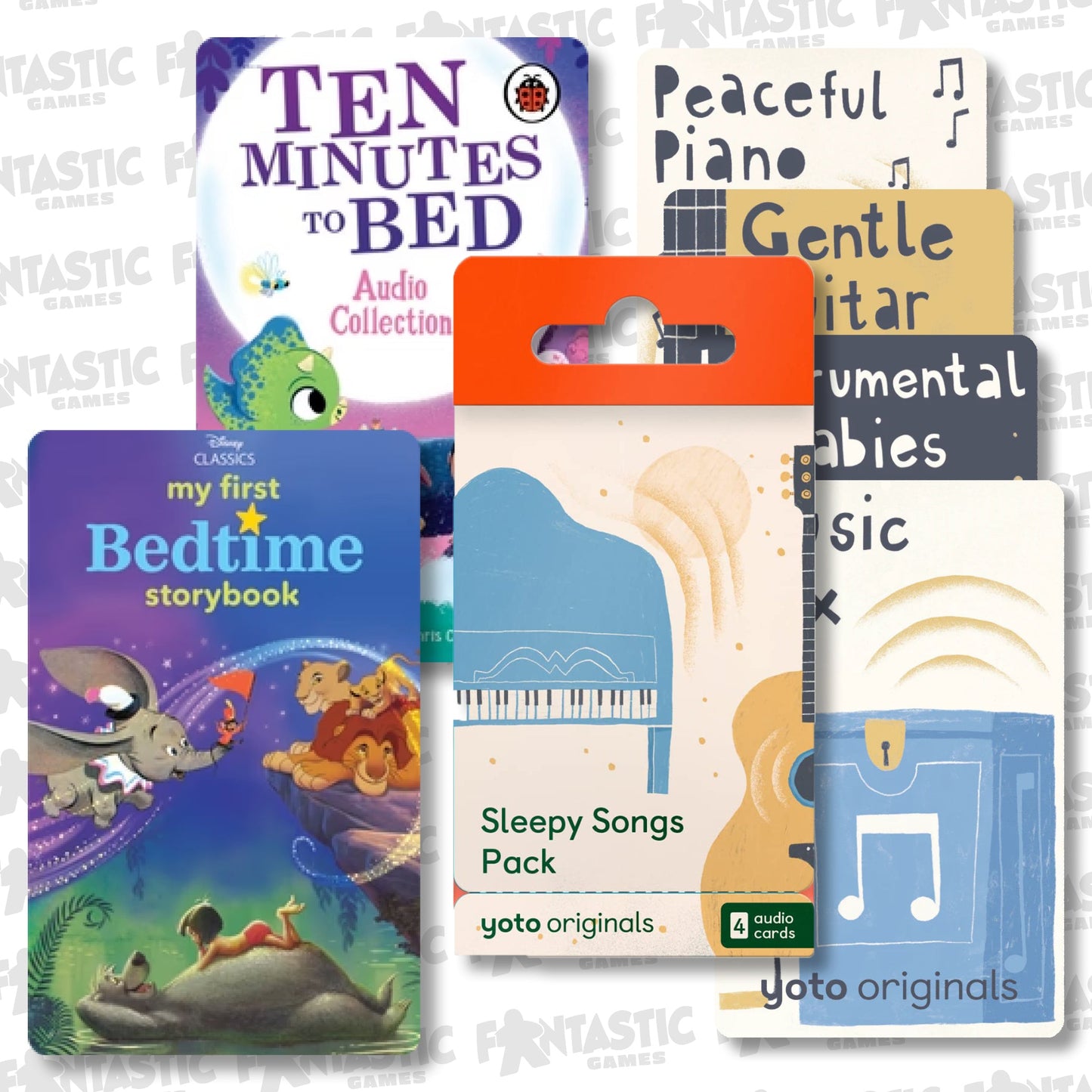 Sleepy Songs Collection + MORE (6 Yoto Cards)